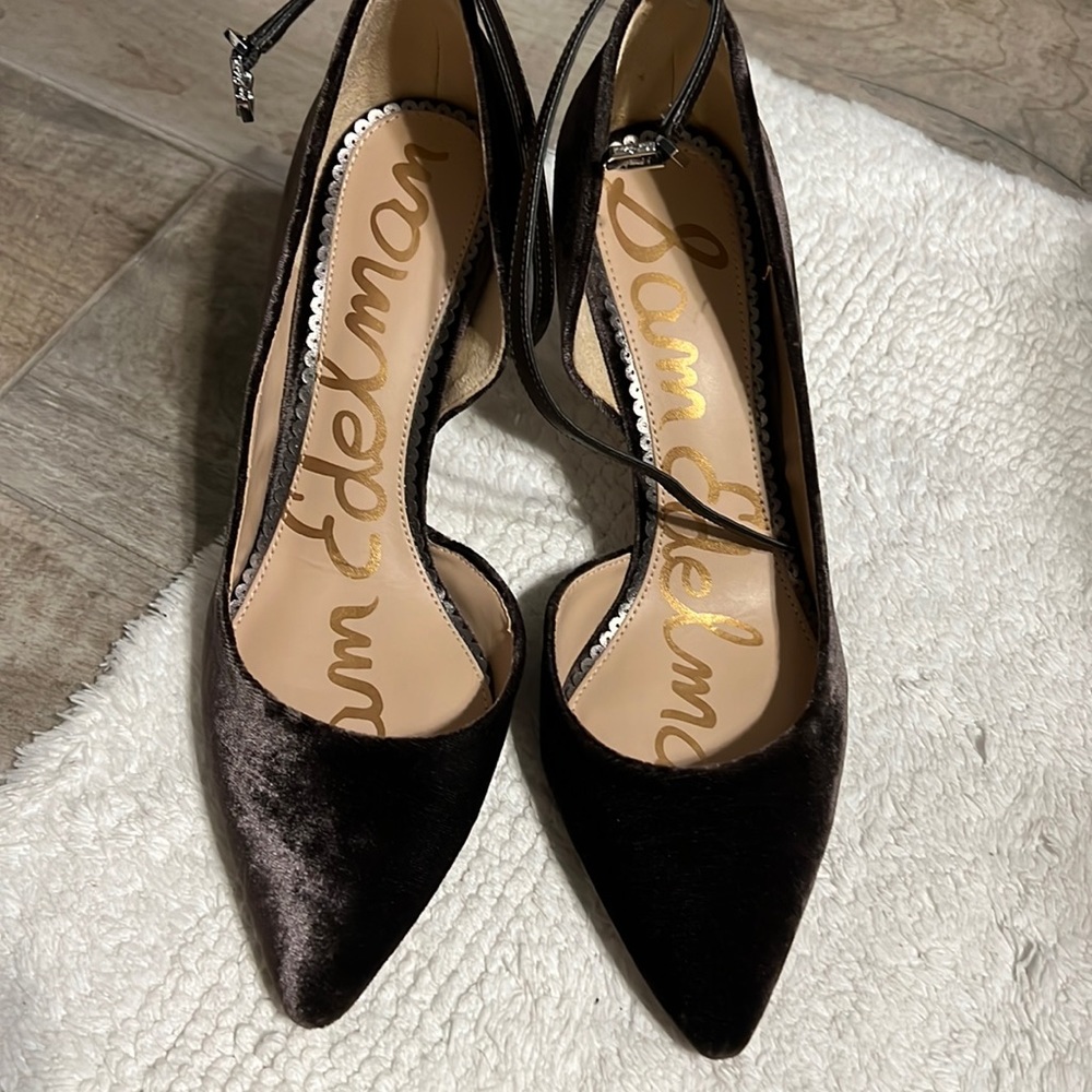 COPY - Sam Edelman Grey Suede Heels